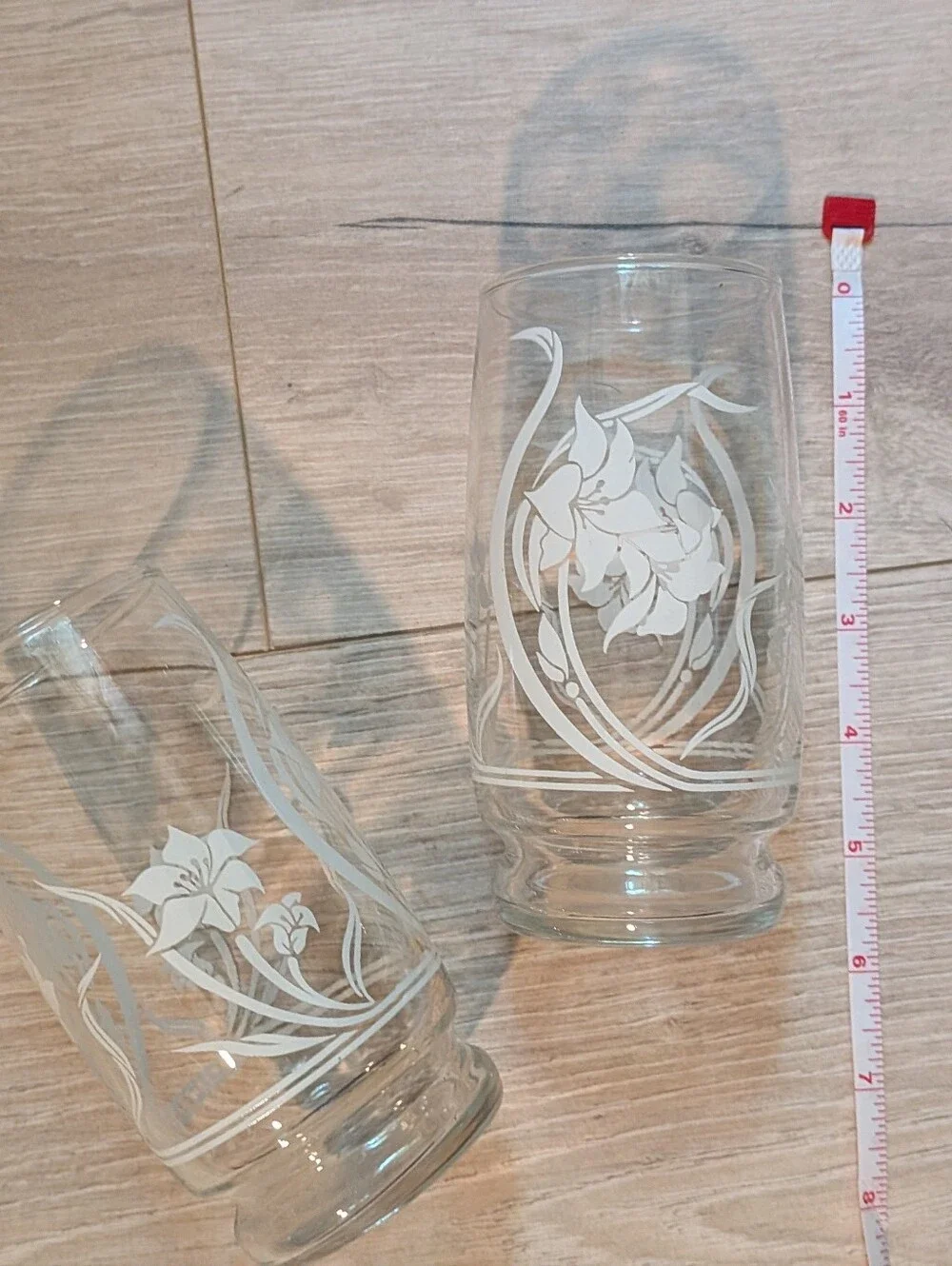 Floral Drinking Glass Set